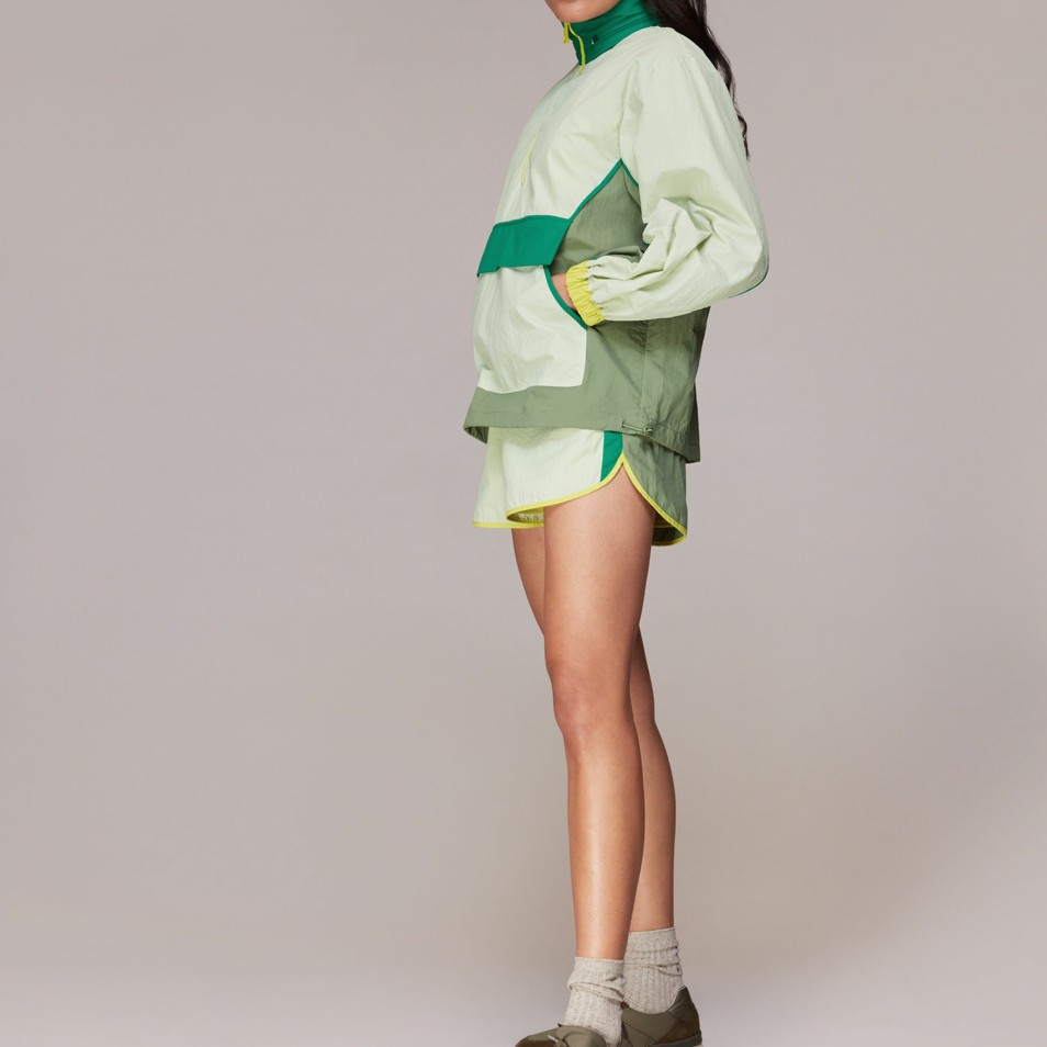 Women Whistles Jackets | Colour Block Anorak Green/Multi