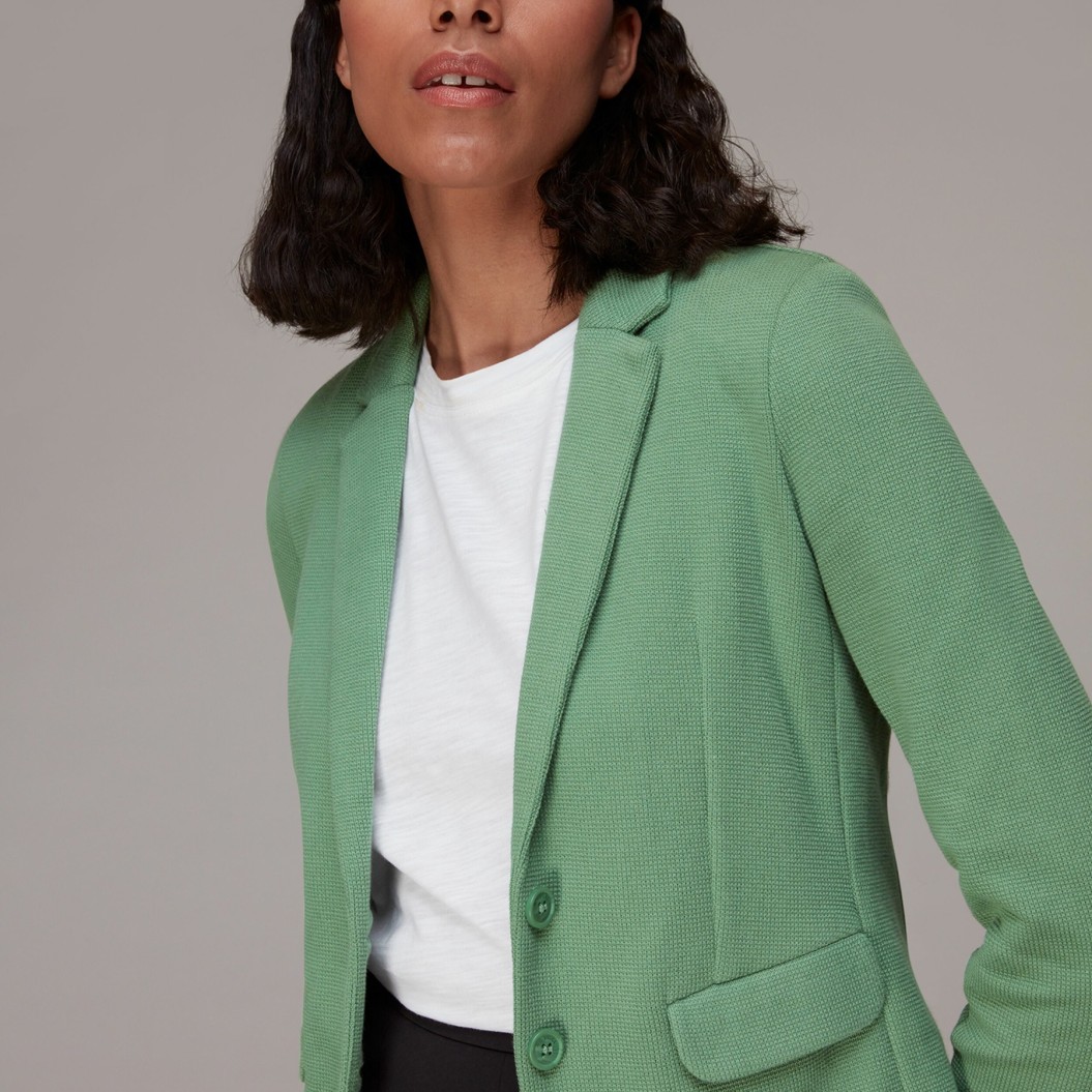 Women Whistles Jackets | Slim Jersey Jacket Green